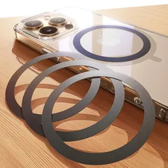 内側に貼る magsafeシール スマホリング 充電可能 粘着力 マグセーフ 軽量 シール シール マグネットリング シール 磁石 ワイヤレス充電対応 強力 Qi magsafe iPhone magsafeリング magsafe つけたまま充電 薄型 iPh