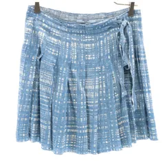 プラダ PRADA 美品 プリーツ ラップ 巻き スカート 40ベージュ プラダ PRADA 美品 プリーツ ラップ 巻き スカート 40ベージュ
