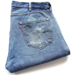 Levi'sリーバイス 501 デニムパンツ ヒゲ W41★SDP3702 ジーンズ ストレート ダメージ オーバーサイズ ビッグサイズ