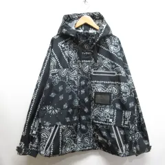 完売品　ミハラヤスヒロ × ジーユー マウンテンパーカー　3レイヤー　ペイズリー おしゃれな大人が「買ってよかった」GU×ミハラヤスヒロの黒