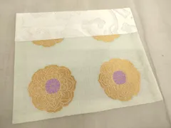 平和屋本店▼夏物　打敷　内敷　舞花文　金糸　法衣　寺院　仏具　仏教　僧侶　神職　装束　AAAW7200ja