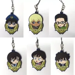 【中古】雑貨 全6種セット 「名探偵コナン コナン＆警察がいっぱいラバーストラップ」