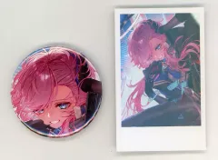 【中古】グッズセット 夕陽リリ 缶バッジ＆チェキ風カード 「バーチャルYouTuber にじさんじ 夕陽リリ 誕生日2025」