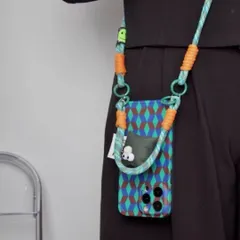 iPhone ケース　ストラップ　可愛い　海外　人気　斜めがけ　目立つ　派手　緑　おしゃれ　かわいい　手首がけ　インポート　レディース　メンズ　オレンジ　目玉　スマホ　ショルダー　落下防止　肩掛け　おでかけ　子供　アクセサリー