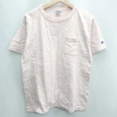 ◇ ⊂ Champion チャンピオン 半袖 Tシャツ サイズM ピンク レディース E  【1502180069802】