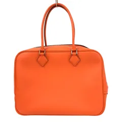 エルメス HERMES プリュム32 X刻 オレンジポピー スイフト レディース ハンドバッグのサムネイル