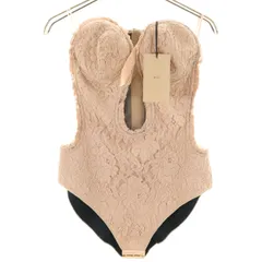 未使用 N°21 ヌメロ ヴェントゥーノ イタリア製 ノースリーブ ボディスーツ ビスチェ 40 ライトブルー レディース 古着