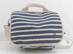◇ ROOTOTE ルートート ボーダー ハンド ショルダー バッグ ネイビー ホワイト レディース P  【1302110000871】