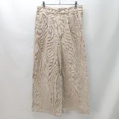 ◇ BAYFLOW ベイフロー コーデュロイ素材 ワイドパンツ サイズ3 ベージュ メンズ E  【1402200019919】