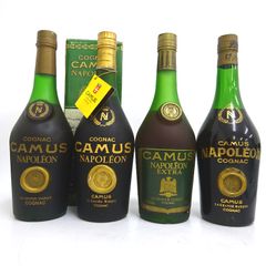 ブランデーカミュ ナポレオン グランマルキ/ナポレオン エクストラ グランマルキ 4本セット 700ml