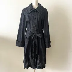 #anc インゲボルグ INGEBORG コート 11 黒 シワ加工 薄手 レディース [904467]のサムネイル