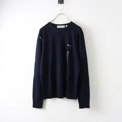 新品未使用 ユニクロ x アニヤハインドマーチ UNIQLO ANYA HINDMARCH メリノクルーネックセーター M/ネイビー【2400014520507】