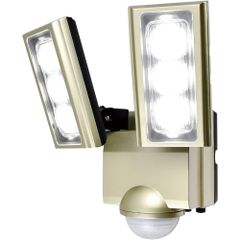 （まとめ買い）ELPA かんたん防犯ライト ACコンセント式 2灯 2200ルーメン ESL-ST1202AC 【×3セット】