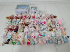 【大量セット】シルバニアファミリー　人形　大量70体以上セット　まとめ売り　くま　キリン　ラッコ親子　赤ちゃん多め クリスマス プレゼント