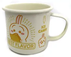 【中古】マグカップ･湯のみ うさぎ ホーローマグカップ 「ちいかわ なんか小さくてかわいいやつ」