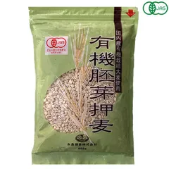国内産有機胚芽押麦 500g 永倉精麦のサムネイル
