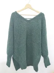 ◇ Kastane カスタネ 長袖 ニット セーター サイズF グリーン レディース P  【1407260038481】