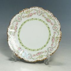 リモージュ プレート 皿 19cm ジャン・プーヤ プイヤ窯 金彩 ガーランド