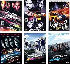 【中古】ワイルド スピード 1、X2、X3 TOKYO DRIFT、MAX、MEGA MAX、EURO MISSION [レンタル落ち] 全6巻セット