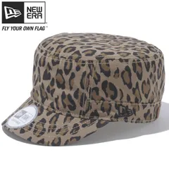 ニューエラ ワークキャップ WM04 マウンテンクロス アジャスタブル レオパード ブラック New Era Work Cap WM04 Mountain Cloth Adjustable Leopard Black