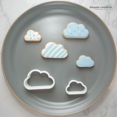 雲（クラウド）のクッキー型（フレームのみ・大小2個セット）