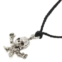 CHROME HEARTS (クロムハーツ) FOTI HARRIS TEETER LEATHER BRAIDフォティ ハリスティータ レザーブレイドペンダント/シルバーネックレストップのサムネイル