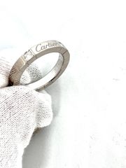 Cartier カルティエ 2Pダイヤ　ホワイトゴールド　ラニエール　リング　指輪※鑑定書付き