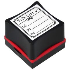 タイヨートマー ファインカラースタンパー 手帳の記録スタンプ 13.ToDoListネコ インク色：黒