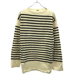 blurhms ROOTSTOCK ブラームスルーツストック Border Basque Shirt bROOTS23F9 ホワイト系×ブラック 3のサムネイル