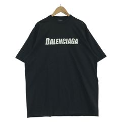 超人気・L】バレンシアガ BBロゴ センターロゴ 半袖 Tシャツ ブラック 