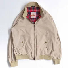 【定番/ビッグサイズ46】 BARACUTA 【G9 スウィングトップ ハリントンジャケット】【スリムタイプ】ナチュラル タン バラクータ 2401451のサムネイル