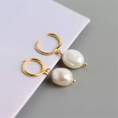 バロックパールピアス　両耳用