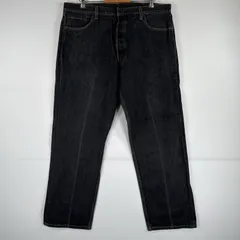 古着 リーバイス Levi's デニムパンツ 501 ジーパン ストレート 大きいサイズ ボタンフライ ジーンズ オーバーサイズ w42 L32  ブラック メンズ