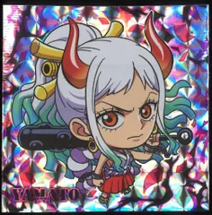 バンダイ にふぉるめーしょん ワンピース大海賊シールウエハース LOG.1/2604266 ヤマト【GR】 8のサムネイル