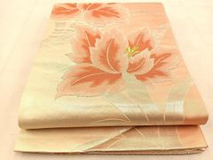 未使用】夏袋帯 西陣織 草花文 銀糸 六通柄 正絹 証紙付 - メルカリ