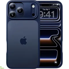 【米軍MIL規格・指紋防止】CASEKOO iPhone 17 Pro Max 用 ケース 耐衝撃 滑り止め 指紋防止 米軍MIL規格 マット仕上げ ストラップホール付き カバー ワイヤレス充電対応 アイフォン 17 プロマックス 用 6.9 インチ