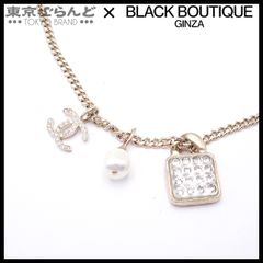 シャネル CHANEL 3モチーフ ロング ネックレス ライトゴールド メタル フェイクパール ラインストーン コスチュームジュエリー A22S レディース 101786713のサムネイル