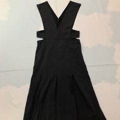 美品　ノースリーブワンピース　ダークグレー　M