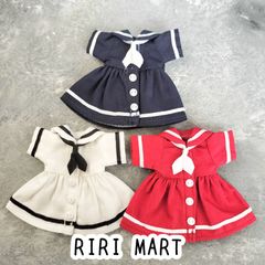 オビツ11　マリン風ワンピース　ねんどろいどどーる　ドレス