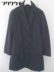 ◇ COMME CA ISM コムサイズム 中綿 ダブルボタン 長袖 コート サイズ M ブラック レディース  【中古】 【1112280004414】
