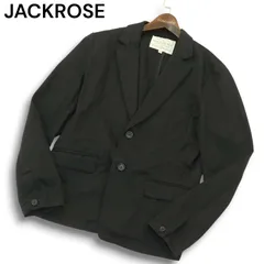 JACKROSE ジャックローズ 通年★ アンコン テーラード ジャケット Sz.M メンズ 黒のサムネイル