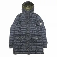 2017年製 モンクレール MONCLER BENJAMIN GIUBBOTTO ベンジャミン ダウン コート N-3B フーディー ミリタリー トリコロール ライン ナイロン ロゴ ワッペン パーカー ジャケット ブルゾン ジャンパーのサムネイル