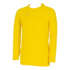 ヒュンメル(hummel) 長袖インナーシャツ ジュニアあったか丸首インナー キッズ イエロｰ HJP5160C