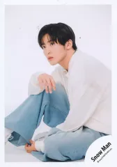 【中古】生写真(STARTO) Snow Man/目黒蓮/全身/シングル「BREAKOUT / 君は僕のもの」MV＆ジャケ写オフショット/公式生写真