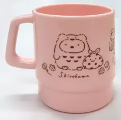 【中古】マグカップ・湯のみ しろくま カラフル スタッキングカップ 「一番くじ すみっコぐらし～みんなでことりっコテーマ～」 H賞