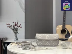 【今日特価】LV ルイヴィトン アイビーアンダーアームクロスボディバッグ スモッググレー 折りたたみボックス付き-WTO輸入1