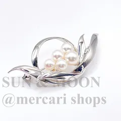 【現行完売品・未使用品級】✨ミキモト パール　ブローチ　サークル 中古・古着通販】MIKIMOTO (ミキモト) パールサークルブローチ