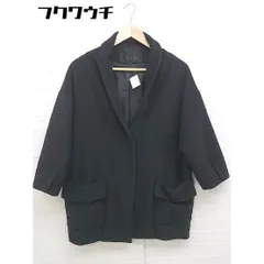 ■ YECCA VECCA イェッカ ヴェッカ 長袖 コート ブラック レディース 【中古】 【1103310010963】
