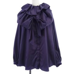 Christian Dior ポンチョ 紫 ベロア切替 チャイナボタン 9 - メルカリ