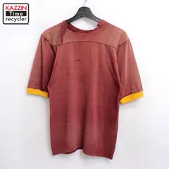 60s vintage ナンバリング 襤褸 フットボールＴシャツ メンズ XS~Sサイズ相当